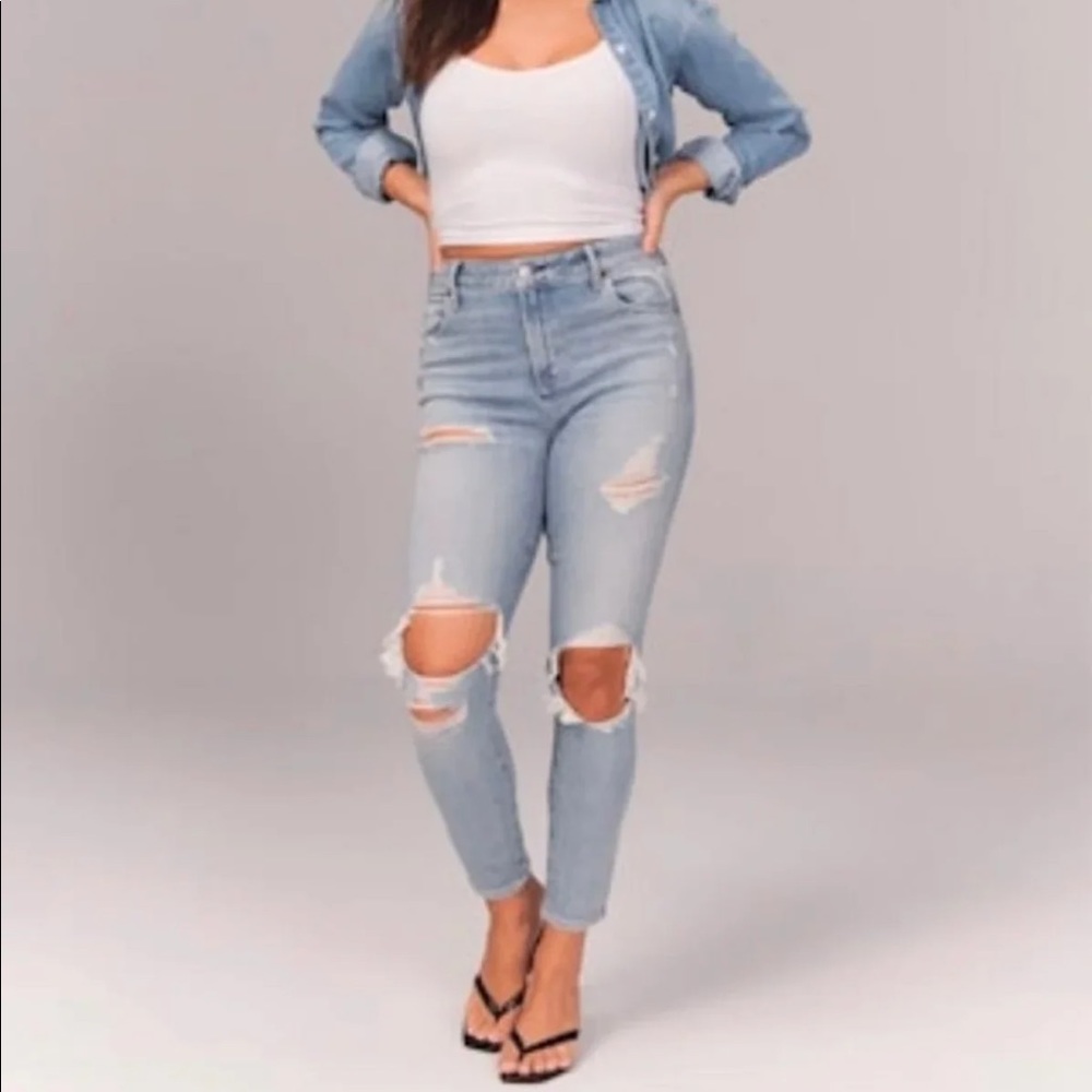 Abercrombie skinny high rise jeans 24/00R NWT
